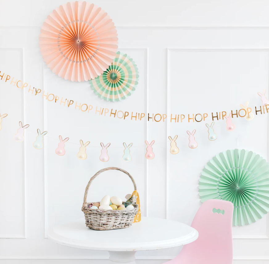 Bunny Pom Pom Banner