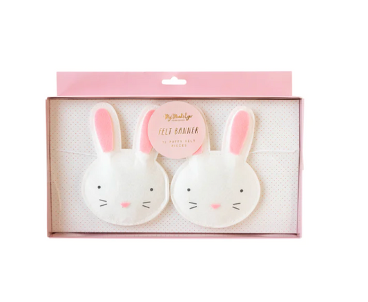 Felt Bunny Banner