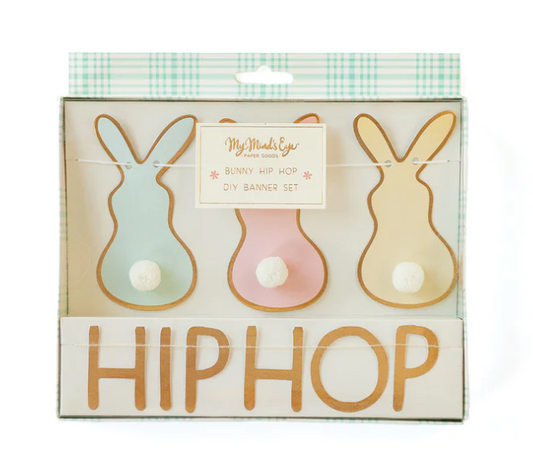 Bunny Pom Pom Banner