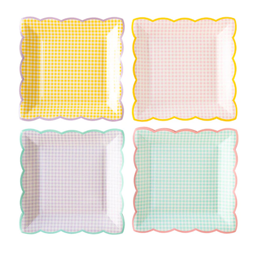 Gingham Plate (multi)