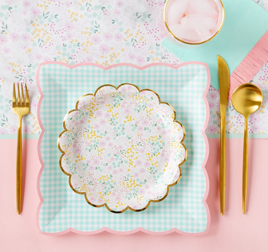 Gingham Plate (multi)