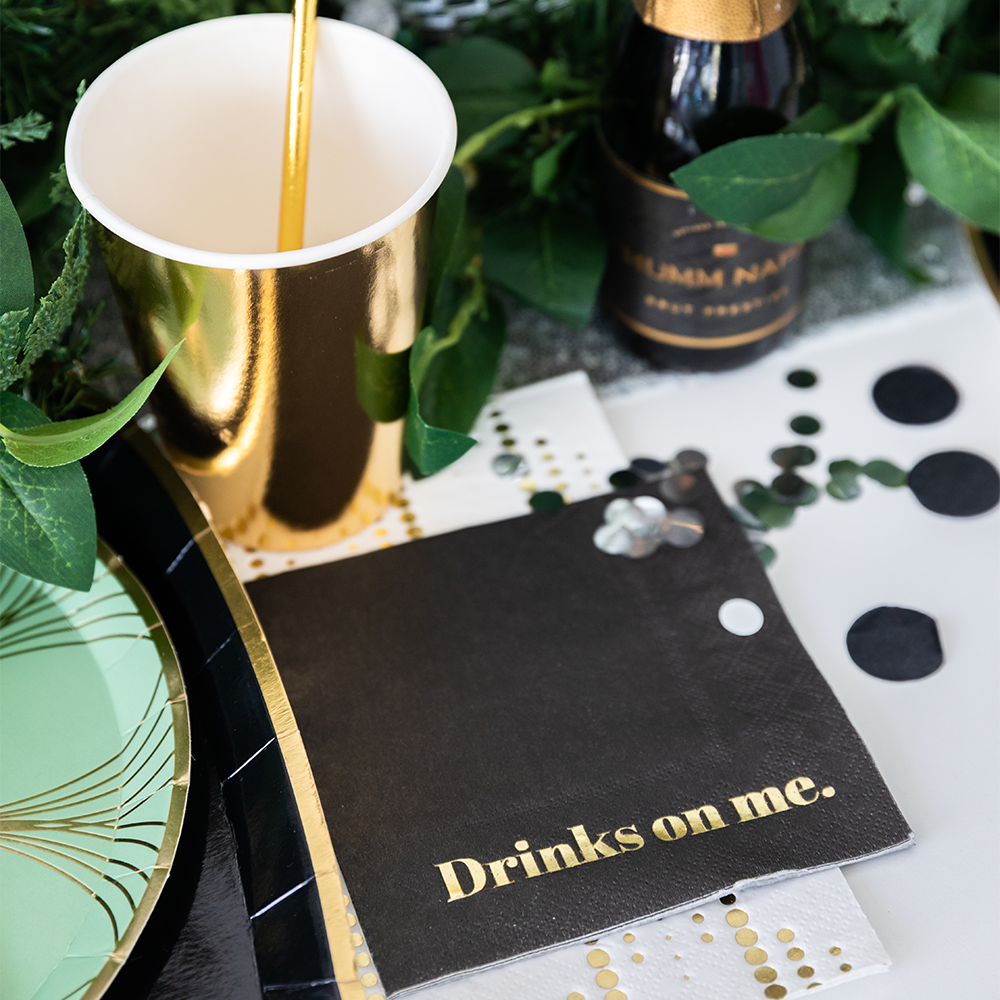 Drinks on Me Napkin