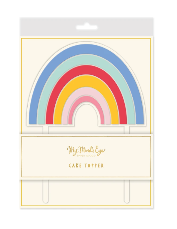 Magical Rainbow Cake Topper