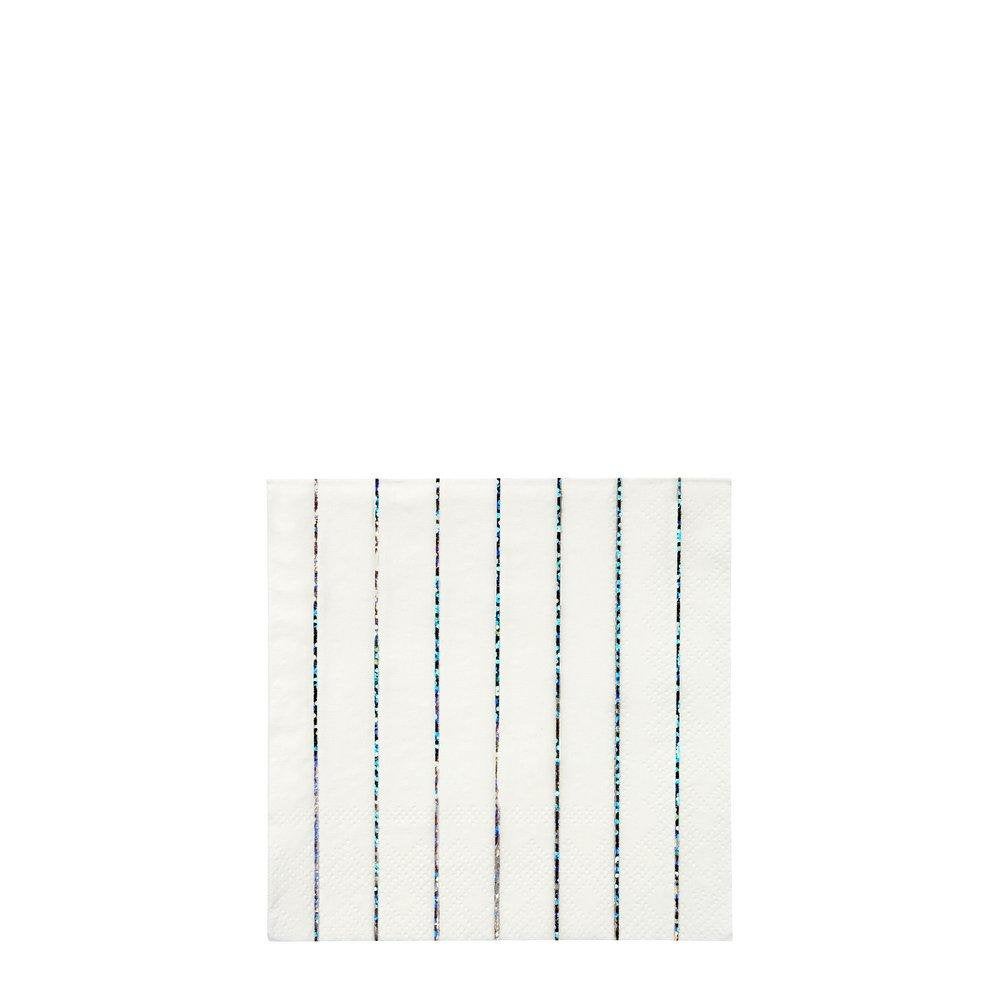 Silver Sparkle Napkins | NYE | Holiday Party | Christmas Dinner | Hanukah | Birthday | Brunch | Bridal Shower | Bachelorette Party