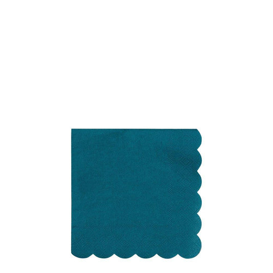 Teal Cocktail Napkins | Meri Meri | Teal Napkin | Holiday Party | Christmas Dinner | NYE | Birthday